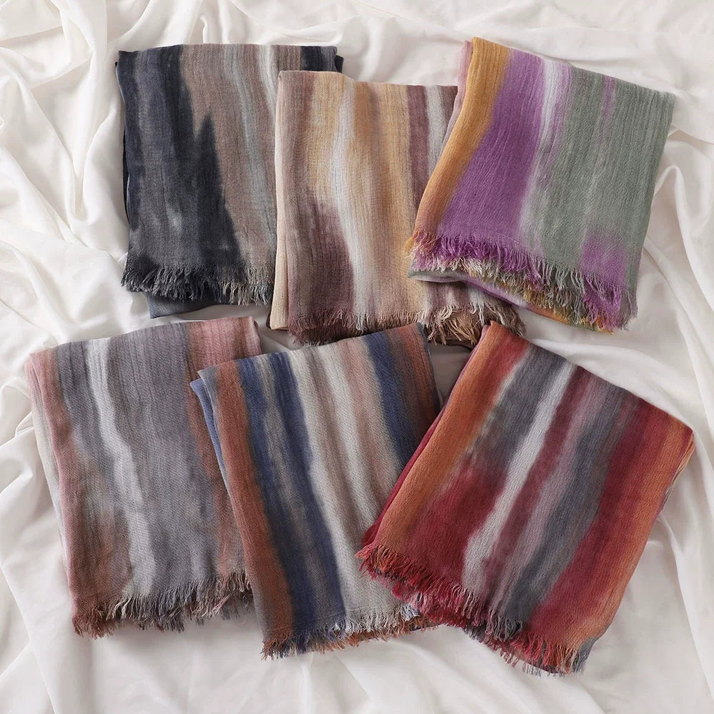 Multicolor Rainbow Rayon