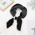 Stunning black silk scarf