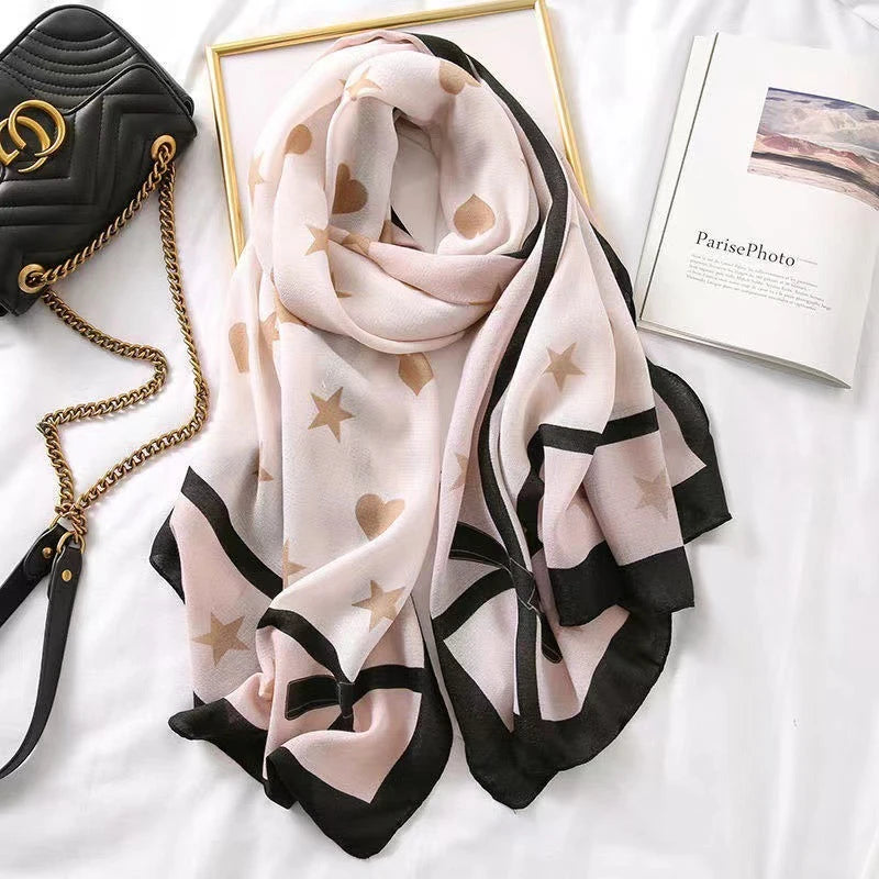 Stunning light pink soft cotton hijab / scarf