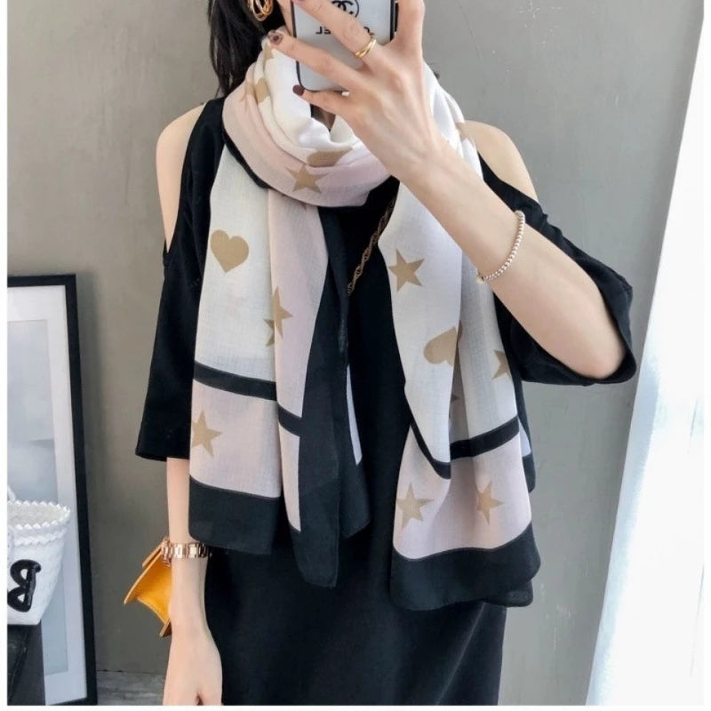 Stunning light pink soft cotton hijab / scarf