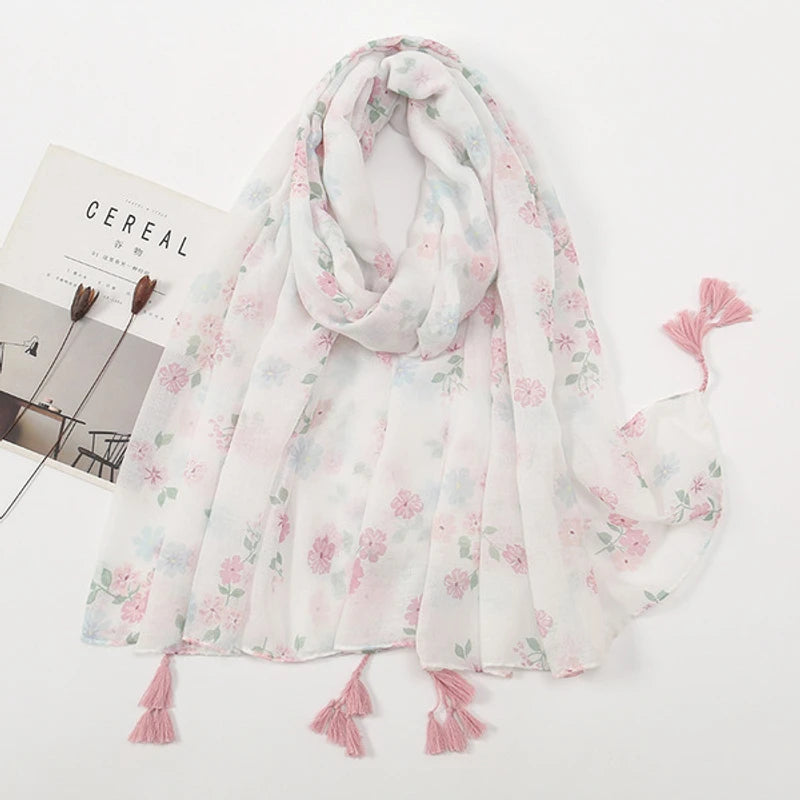 Beautiful pink color soft long hijab / orna
