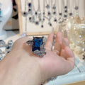 Beautiful Flower Design Crystal Ring