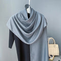 Light gray color cotton hijab