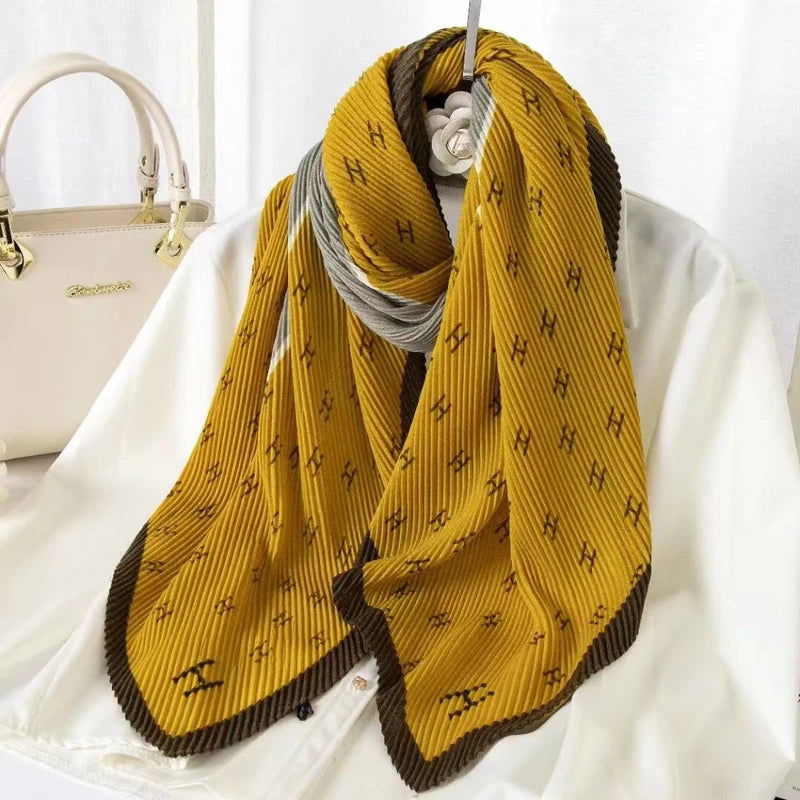 Pretty H Patterned Super Soft Hijab/Orna