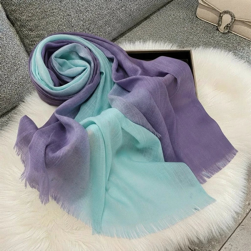 Pretty Light Purple Cotton Hijab / Orna