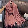 Gorgeous pink colour soft cotton hijab / orna