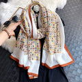 Elegant H Patterned Soft Cotton Hijab / Orna