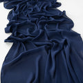 Elegant navy blue color long chiffon hijab