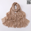 Stylish Soft Camel Bamboo Cotton Hijab / Orna