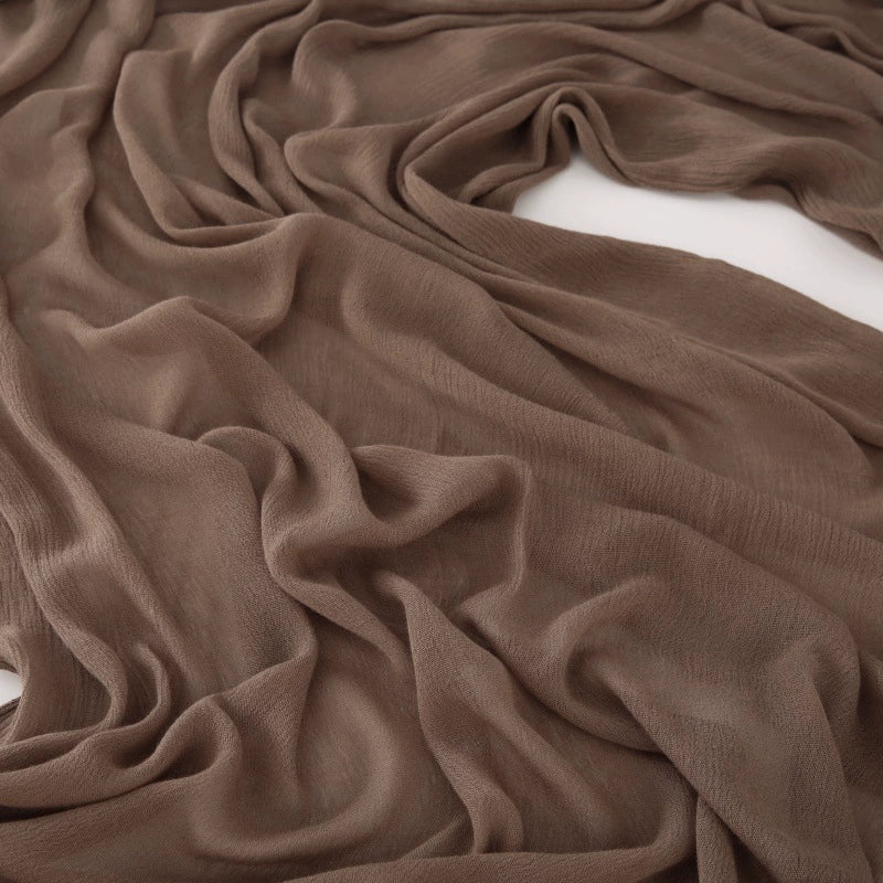 Elegant Russet Colour Soft Rayon Cotton Extra Large hijab/orna