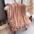 Imported Hemp Star Chrysanthemum Khaki Fashionable Scarf