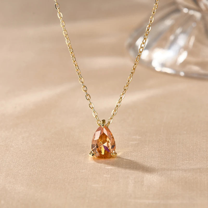 Classy Champagne Color Neckpiece