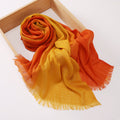 Beautiful burnt orange colour soft cotton hijab