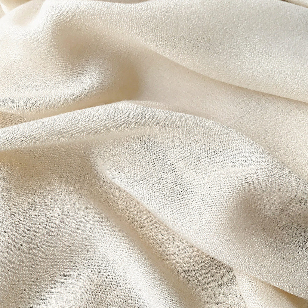 Sophisticated off white color cotton hijab