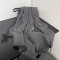 Classy Dark Gray Imported Premium Soft Cotton Lace Hijab / Orna