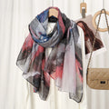 Beautiful printed soft long cotton hijab