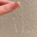 Stylish Silver Color Light Luxury Niche Exquisite High-End Trendy Zircon Adjustable Imported Bracelet for Women with Elegant Sparkling Crystal Design