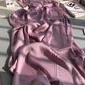 Pretty Pink Purple Long Crinkle Chiffon Hijab / Orna