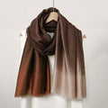 Stunning caramel color soft shiny scarf