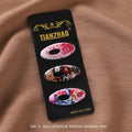 New Cover Needle Printing Oval Hollow Love Bow Imported Safety Pin Retail Fixed Scarf Needle Three Pack