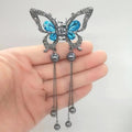 Classy blue color claw clip