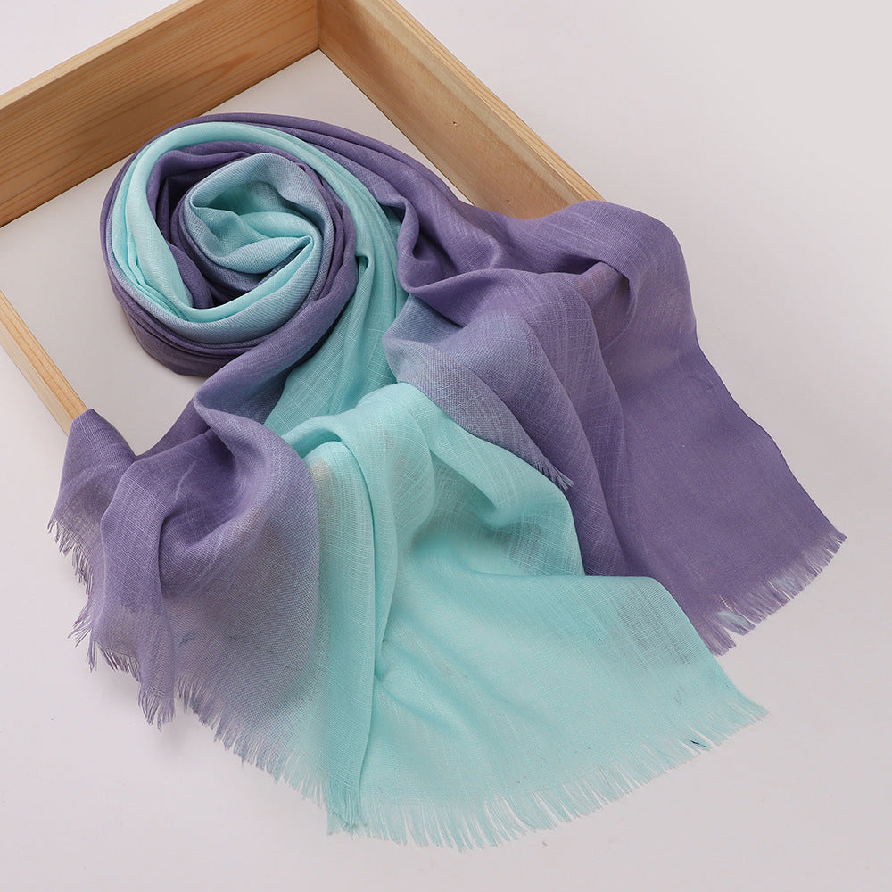 Pretty Light Purple Cotton Hijab / Orna