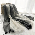 Stunning ash color long cotton hijab /orna