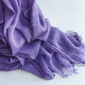 Elegant Lavender Color Super Soft Big Size Rayon Cotton Hijab / Orna