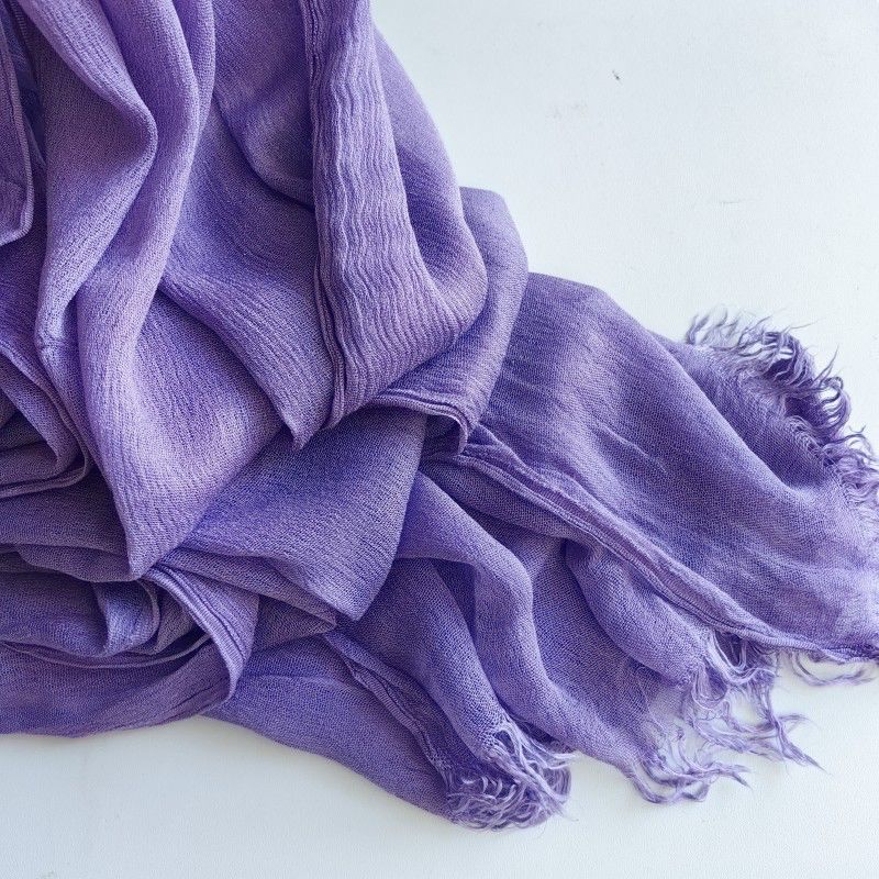 Elegant Lavender Color Super Soft Big Size Rayon Cotton Hijab / Orna