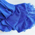 Stylish Royal Blue Super Soft Big Size Imported Rayon Cotton Hijab / Orna