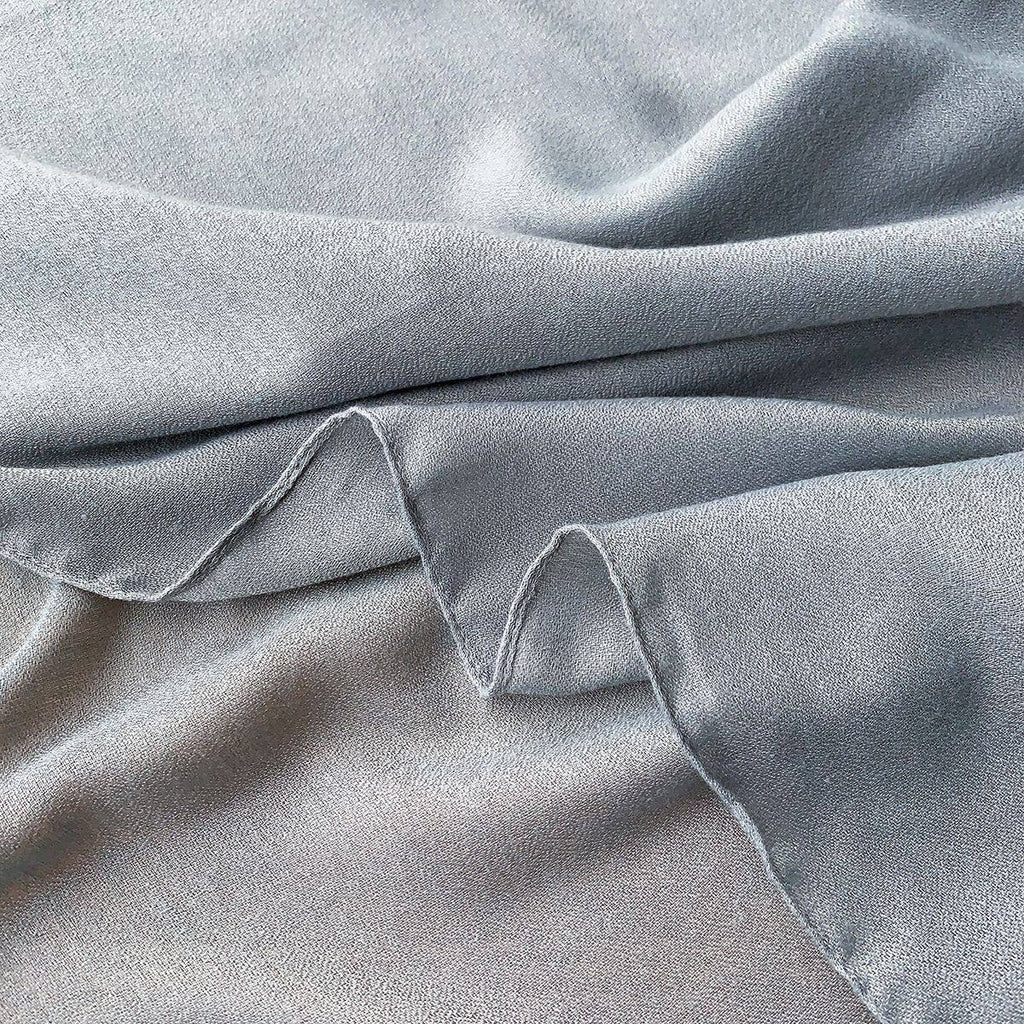 Stunning Gray Color Long Soft Summer Friendly Imported Hijab / Orna