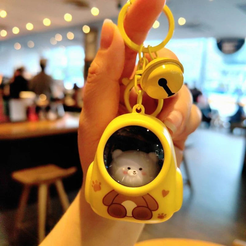 Beautiful yellow colour keychain