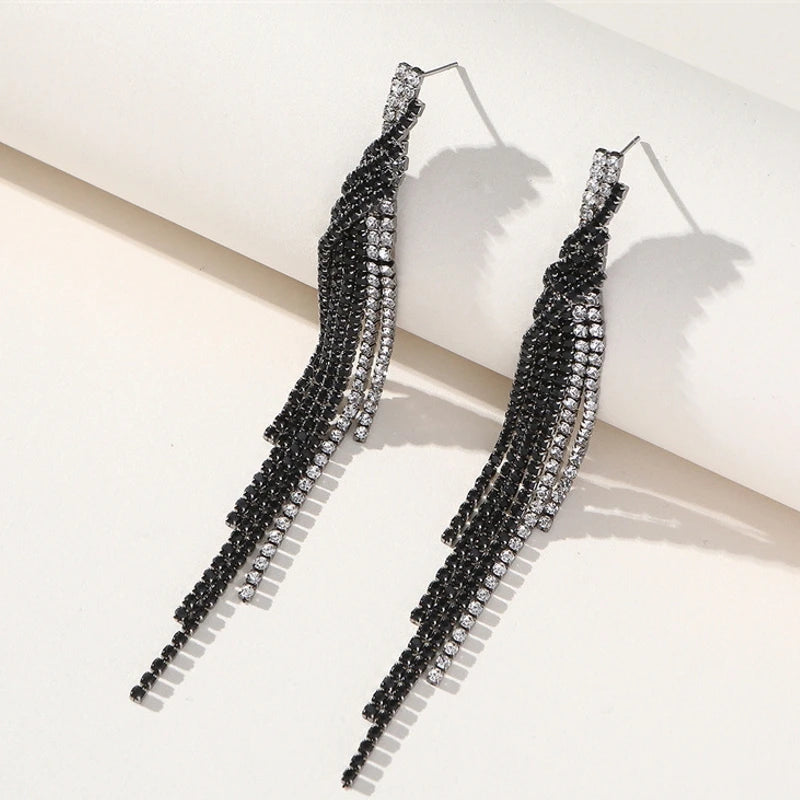 Elegant Rhinestone Crystal Earrings