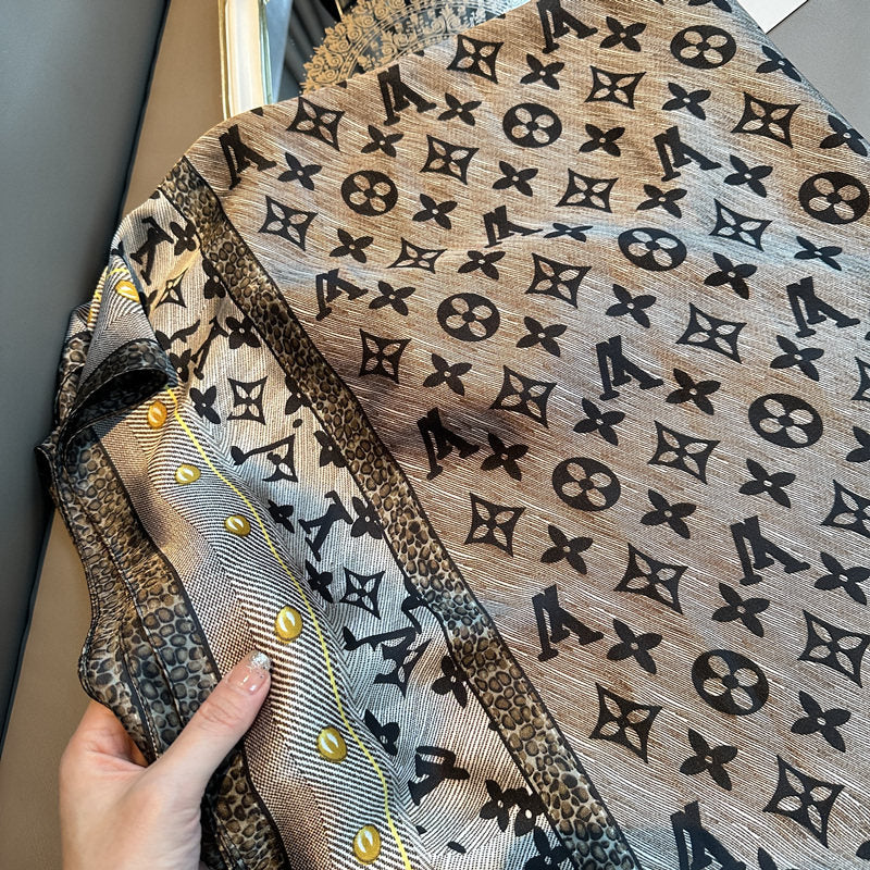 Ash color imported long satin silk hijab