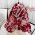 Pretty Pink Colour Imported Skin-friendly Long Hijab / Orna