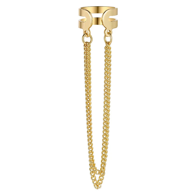 Stunning non piercing tassel earrings(single piece)