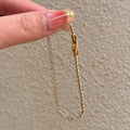 Classy Golden Color Light Luxury Niche Exquisite High-End Trendy Zircon Adjustable Imported Bracelet for Women with Elegant Sparkling Crystal Design