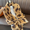 Beautiful Khaki Color Polka Dot Printed Bronzing Color High Quality Imported Long Soft Party Hijab / Orna
