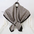 Stunning grey colour silk scarf