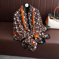 Stunning geometric printed soft viscose hijab / orna