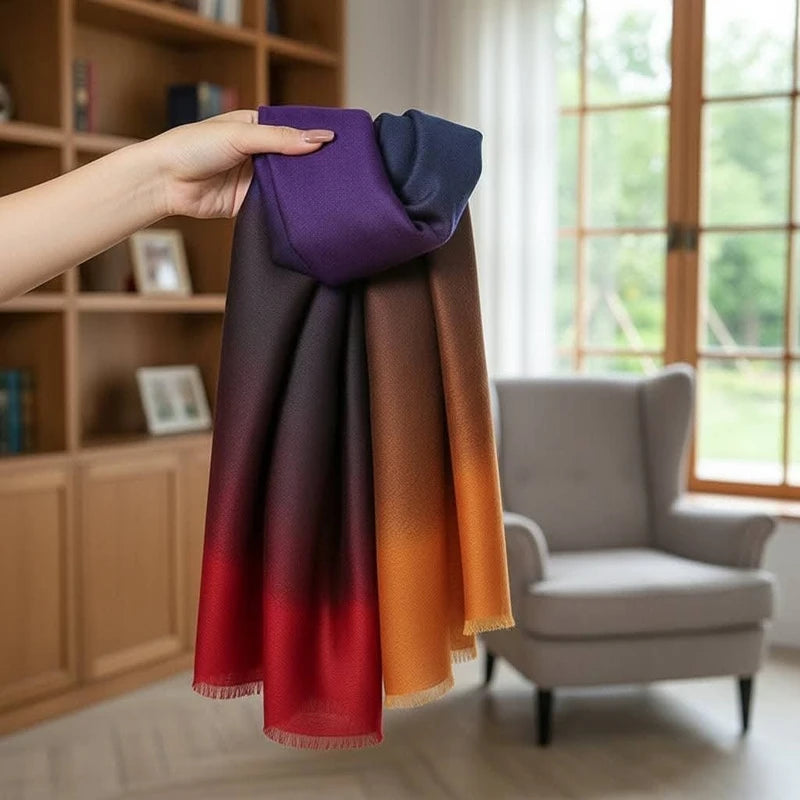 Colorful Bali Yarn Long Soft Hijab / Orna