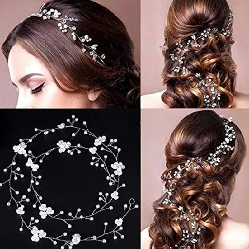 Hair Vine Fantasy Eye-catching Faux Pearl Headpiece