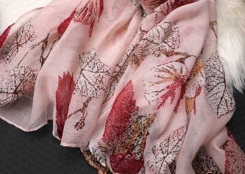 Pretty Pink Color Soft Long Hijab