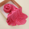 Imported pink colour breathable chiffon hijab