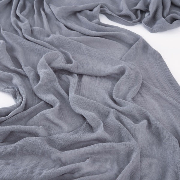 Stunning Mist Gray Color Super Soft Big Size Imported Rayon Cotton Hijab / Orna