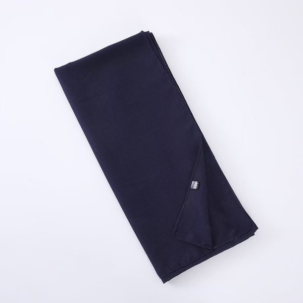 Stunning Navy Blue Long Soft Summer Friendly Imported Hijab / Orna