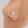 Sparkling Zircon U- Shape Non Piercing Nose Clip