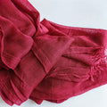 Elegant burgundy color soft rayon cotton long hijab
