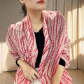 Pretty Pink Colour Summer-Friendly Soft Long Polka Dot Printed Hijab / Orna