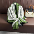 Beautiful olive color cotton hijab